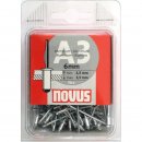 NOVUS Blindniete A 3 x 6mm Alu 70 Stk.