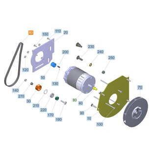 K�rcher Gebl�se Antriebs Riemen 4P J - 640 mm f�r Kehrmaschine KM 85/50, 6.348-060.0