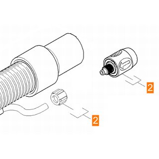 K�rcher Waschsauger Schlauchkupplung f�r Puzzi...