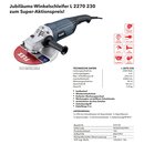 Jubil�ums-Winkelschleifer L 2270 230 - 533154